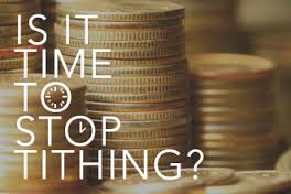 stop tithing